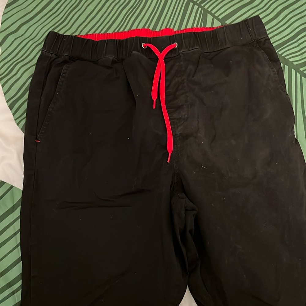 LRG Joggers - Red x Black